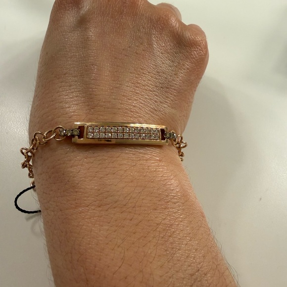Levian 14k Gold Chain Bracelet. - Picture 6 of 12